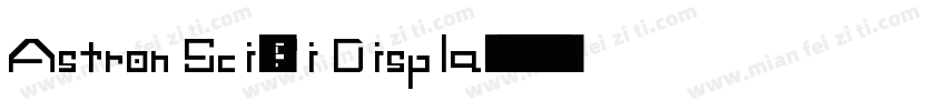 Astron Sci-Fi Displa字体转换